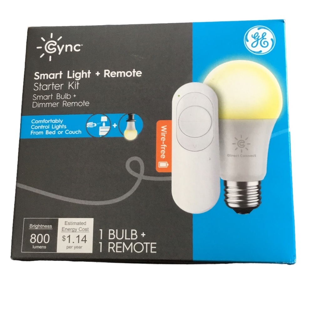 Cync smart light starter kit with remote